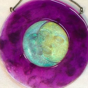Resin Sun Catcher - sun & moon
